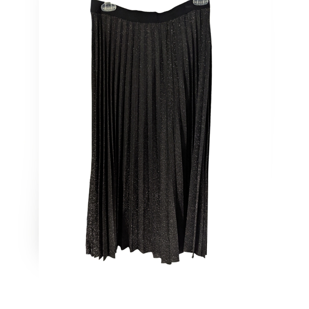 Sparkle pleated skirt